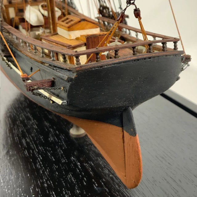 Antique Model of the Brig Volante For Sale - Image 11 of 11