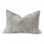 European Vintage Style Ciment Velvet Accent Pillow With Down Insert For Sale