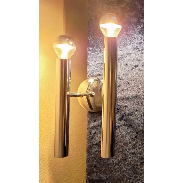 1970s Vintage Italian Wall Lamp by Gaetano Sciolari, 1970s For Sale - Image 5 of 7