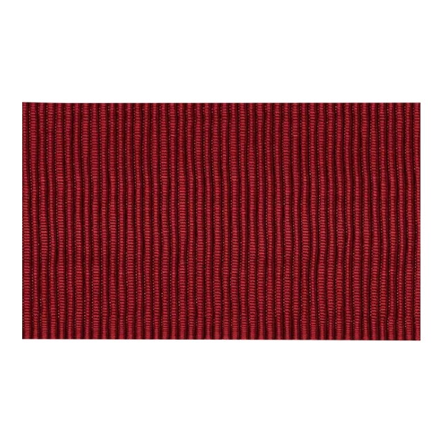 Sample - Schumacher Wide Faille Tape in Berry For Sale