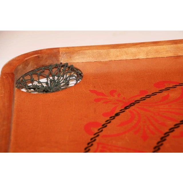 Antique Carrom Large Wooden Game Board Double-Sided No. 1 Archarena Style (E) For Sale - Image 11 of 13