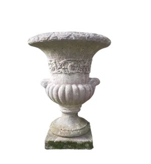 Medici-Style Garden Pot in Reconstituted Stone, 1960s