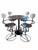 Fred Garbotz for Rockledge Studios "He/She" Figural 5-Piece Bar Height Set For Sale - Image 4 of 10