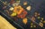 1920s Blue Navy Field Floral Antique Chinese Art Deco Carpet 9' X 11'4" Knotted Wool Rug For Sale - Image 13 of 15