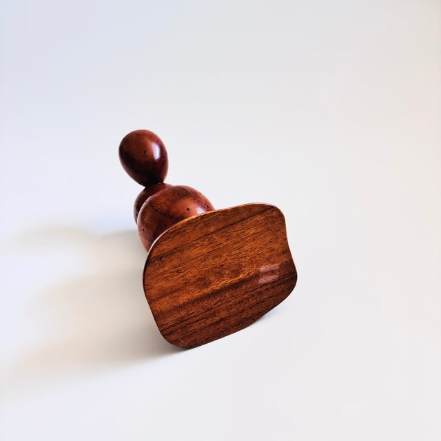 Large Wood Cactus Toothpick Holder For Sale - Image 10 of 10