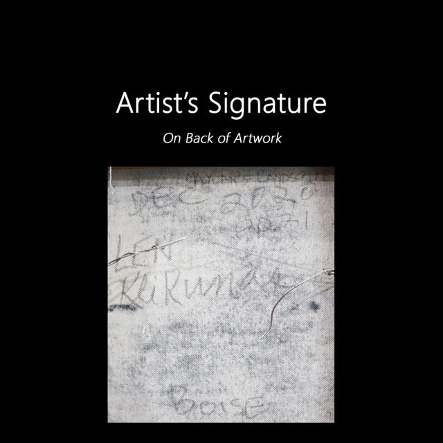 Ma Yuan's Dream - Contemporary Minimalist Mixed-Media Painting Thick Texture Impasto Sculptural Original Wall Artwork by Len Klikunas For Sale - Image 9 of 9