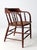 Wood Antique Captain's Chair For Sale - Image 7 of 11