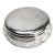 Stunning Large Antique Crystal Powder Jar Sterling Silver Lid Floral Cut Glass Edwardian Vanity Box For Sale
