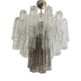 Murano Chandelier in Mixed Glasses For Sale