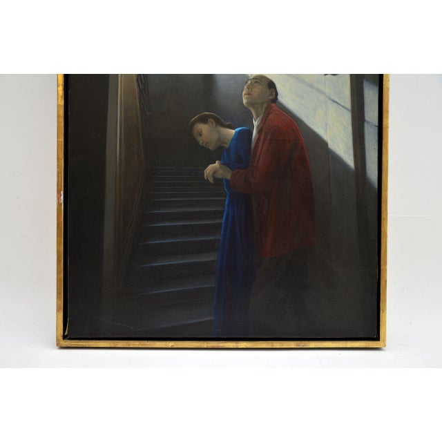 Genevieve Dael, Couple IV, 1993, Oil Painting on Canvas For Sale - Image 4 of 11