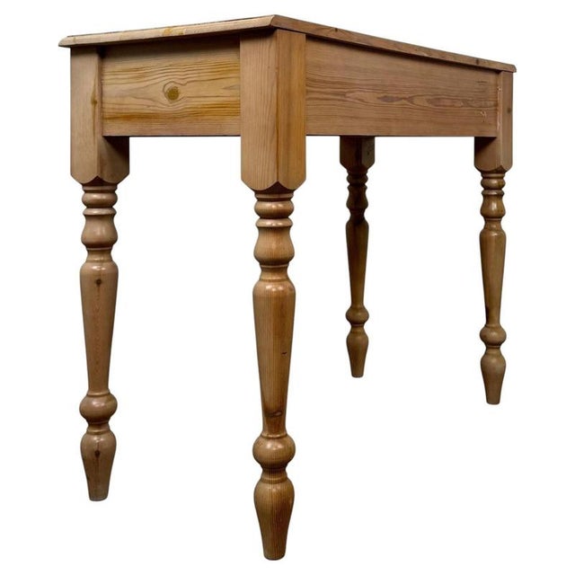 20th Century Vintage Pine Writing Desk For Sale - Image 9 of 12