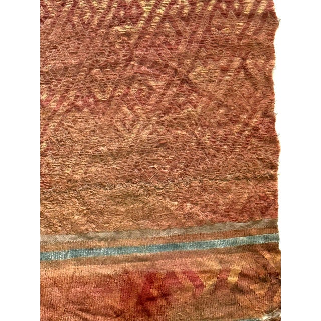 Framed Pre-Columbian Fine Textile Fragment from Chancay Culture For Sale - Image 15 of 15