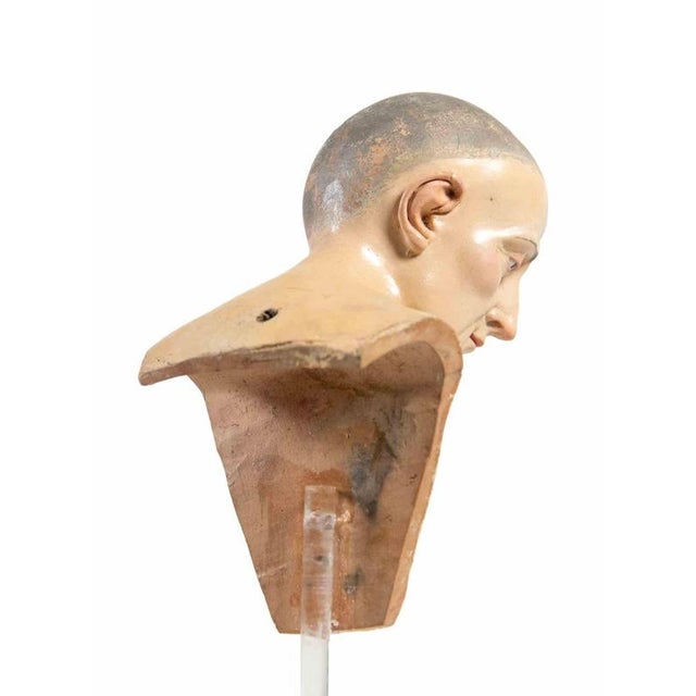 Head of Man, Italy, 18th Century For Sale - Image 3 of 5