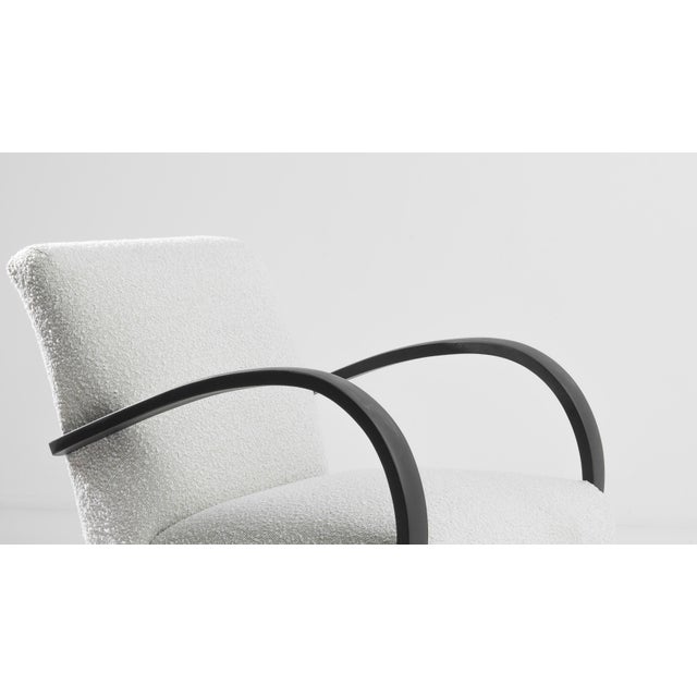 1960s Czech Wooden Armchair by J. Halabala For Sale - Image 9 of 10