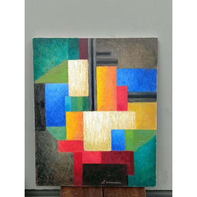 Original oil painting in very good condition. Signed by french artist Angelina Lavernia. Angelina Lavernia is a...