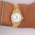 White Rolex Op DateJust Presidential White Face 26mm Diamond Bezel 18k Gold Watch For Sale - Image 8 of 9