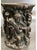 Chinese Pair of Antique Chinese Hand-Carved Wooden Brush Pots For Sale - Image 3 of 6