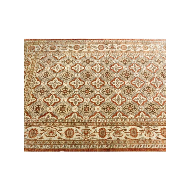 Handwoven European Style Area Rug 6x10 For Sale - Image 4 of 8