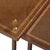 Maison Jansen Set of 3 French Brass and Leather Nesting Tables in the Manner of Maison Jansen, C. 1960 For Sale - Image 4 of 6