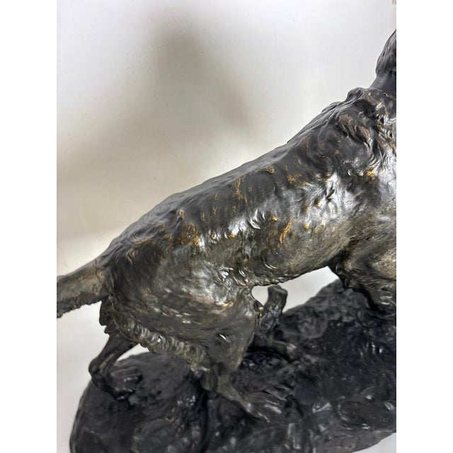 2000 - 2009 French Artist, Dog Sculpture, 19th Century, Terracotta For Sale - Image 5 of 18