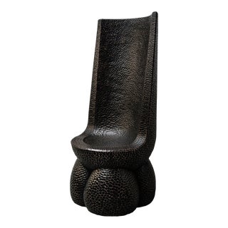 Masson Black Shell Chair by Grigorii Gorkovenko For Sale