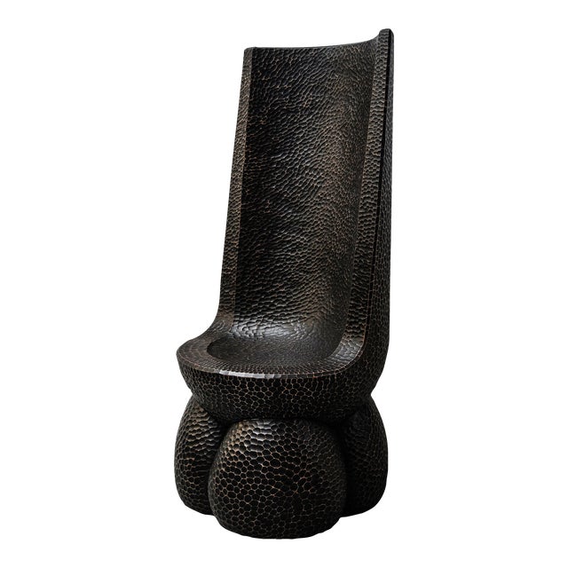 Masson Black Shell Chair by Grigorii Gorkovenko For Sale