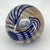Murano Murano E&r Golden Crown Art Glass 3 1/8 Inch Paperweight (Vintage 1980s) Italy For Sale - Image 4 of 18