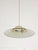 Vintage Italian Brass and Metal Saucer Pendant Lamp, 1970s For Sale - Image 17 of 18