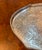 Antique Edwardian Silver-Plated Engraved Tea Tray with Pierced Gallery, 1900 For Sale - Image 7 of 15