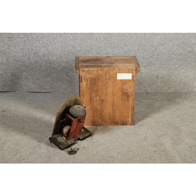 Antique Biedermeier Grandfather Clock in Cherry Tree, 19th Century For Sale - Image 16 of 18