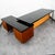 Mid Century Modern Desk Executive L Shaped Cane Walnut Large Black File Drawers For Sale - Image 12 of 12