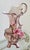 1960s Vintage Italian Capodimonte Porcelain Floral Pitcher Ewer / Vase For Sale - Image 5 of 18