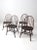 Farmhouse Antique Windsor Dining Chairs Set of 4 For Sale - Image 3 of 13