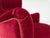 Danish Armchair in Cherry-Red Velour with Ash Legs, 1970s For Sale - Image 10 of 17