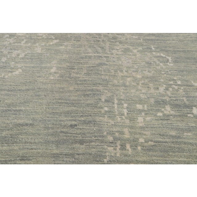 2010s Gray Indian Area Rug - 10'01 X 14'02 For Sale - Image 5 of 11