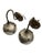 1960s Vintage Mid-Century Modern Tulip Glass Wall Sconces, Pair For Sale - Image 5 of 11