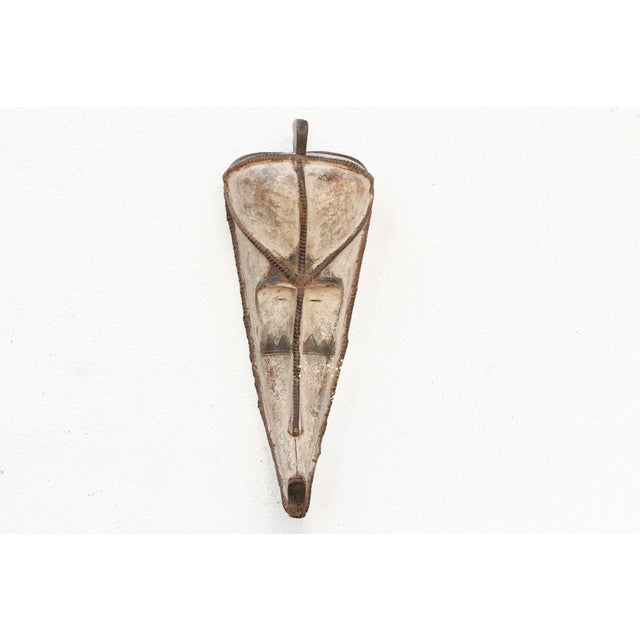 African Soul of the Forest, Antique African Fang Wall Art Mask For Sale - Image 3 of 6