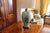 Large Japanese Celadon Blue and Gilt Peacock Vase Adapted Into a Lamp For Sale - Image 13 of 16