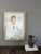 Mid-Century Modern 1976 Mid-Century Modern "At Your Service" Vintage Figurative Oil Painting, Framed For Sale - Image 3 of 12