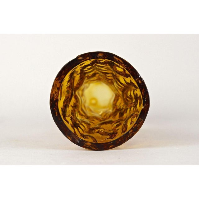 Vintage Art Deco Glass Vase, 1920 For Sale - Image 9 of 16