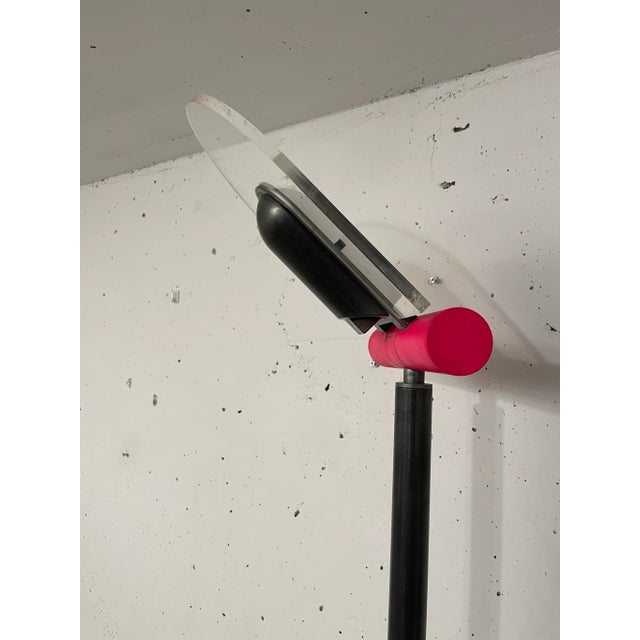 Metal Postmodern Flap Floor Lamp from Bilumen, 1980s For Sale - Image 7 of 10
