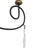 French Country 9-Light Wrought Iron Chandelier With Carved Wood Accents For Sale - Image 10 of 13
