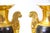 Late 19th Century Pair of Old Paris Gilt Porcelain Decorative Vases With Romantic Scenes For Sale - Image 5 of 14