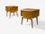 1960s Edmond J Spence, Nightstands, Burled Maple, Bentwood, Sweden, 1960s For Sale - Image 5 of 10