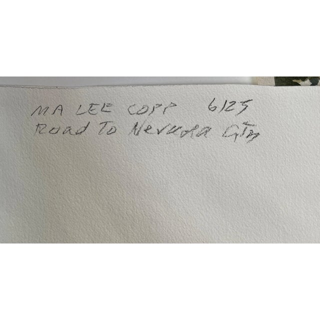 “Road to Nevada City” Landscape Watercolor by Mary Alice Copp 2023 - For Sale In Monterey, CA - Image 6 of 7