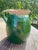 Ceramic 19th Century French Green-Glazed Terracotta Pitcher/Antique French Provincial Pottery For Sale - Image 7 of 11