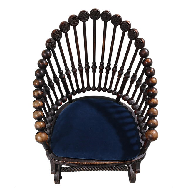 George Hunzinger Lollipop Platform Rocking Chair For Sale - Image 10 of 13