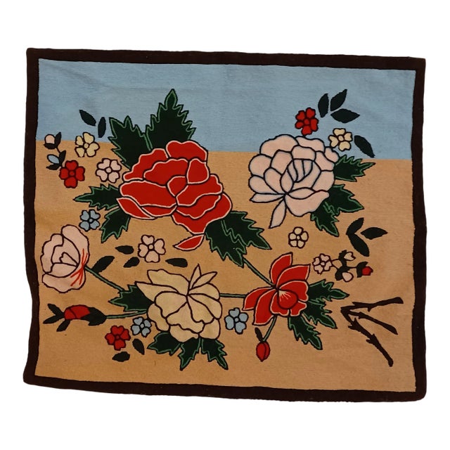 Vintage Crewel Art For Sale