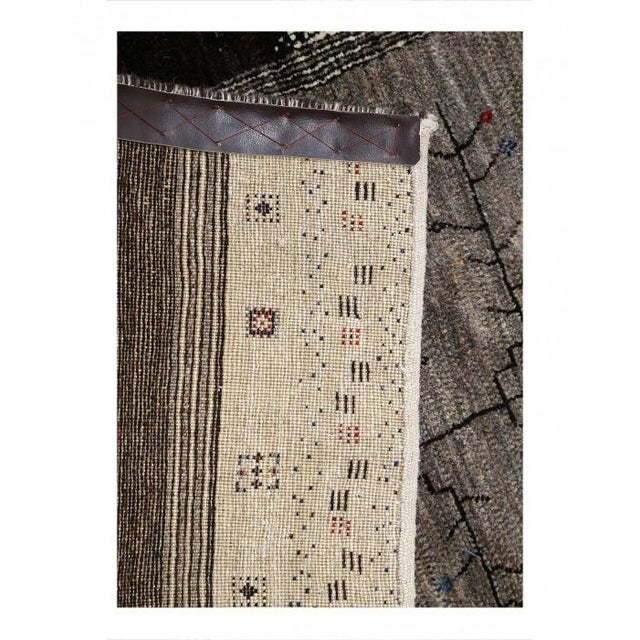 Pasargad DC Fine Hand Knotted Persian Gabbeh Runner For Sale - Image 4 of 4