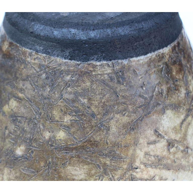 Lew Ayres Raku Pottery With Top